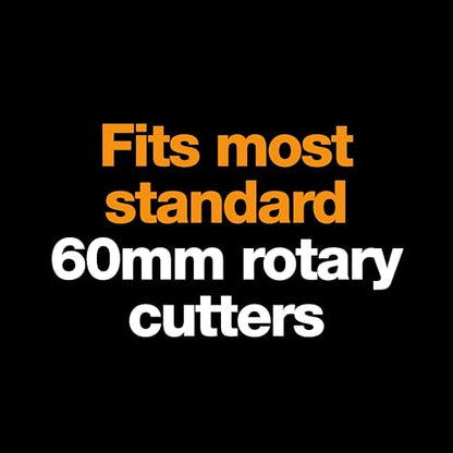 Fiskars 60mm Titanium Rotary Cutter Blade Replacements for Fabric, 2-Pack | For Thick Fabric, Premium Steel w/ Titanium Coating for Durability, Precision Cutting for Crafts, Sewing & Quilting Projects - size: 60mm, style: 2 Pack - Titanium