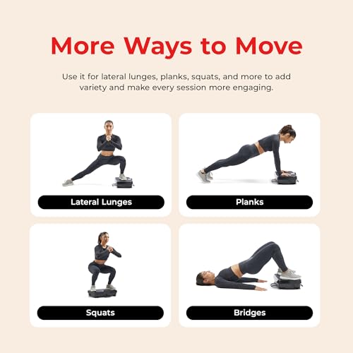 Sunny Health & Fitness 2D/3D Vibration Platform Exercise Machine w/ Remote - size: 2D