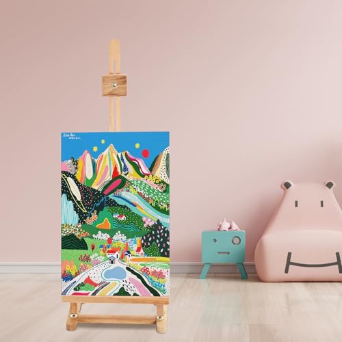 Floor Standing Easel Studio H Frame Easel Painting Canvas Holder Stand Art Easel