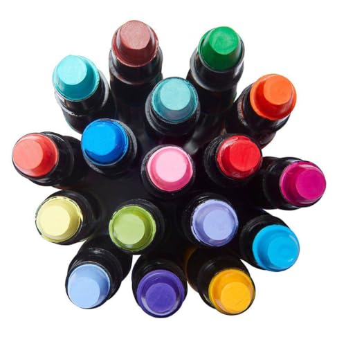 KINGART GS005-1 Mixed Media Gel Stick Crayon, Red | 1-Piece Artist Crayon: Brush on water for watercolor effects; odorless and non-toxic - color: Red