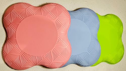 2-Pack Yoga Knee Pad Cushion - Extra Thick Foam Pads for Knees, Elbows, Wrists, Hands, and Head Cushioned Knee Pad for Yoga Non-Slip Yoga Knee Pads Knee Support Pad for Yoga Yoga Knee Pad Set for Joint Comfort High-Density Yoga Knee Cushions