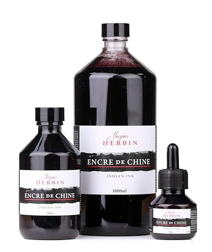 Herbin India/China Ink 50ml Bottle - Black