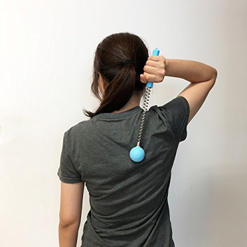 SinLoon Massager Ball Hammer(2-Pack) Hammer Stick Manual Beat Golf Ball Massager Back Shoulder Massage Full Body Reduce Fatigue Pain(Blue)