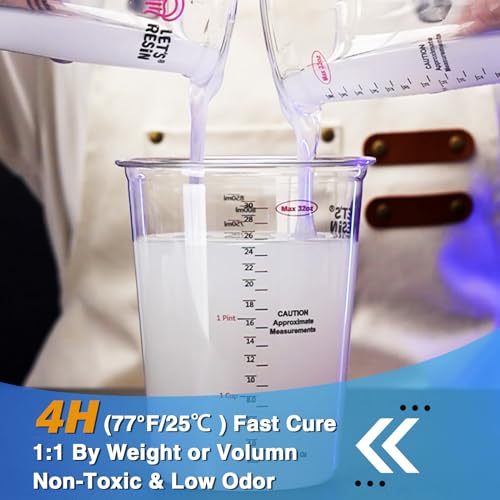 LET'S RESIN Silicone Mold Making Kit 15A, 22lbs Liquid Silicone Rubber | 4H Faster Curing, Super Elastic Translucent Clear Mold Making Kit, Molding Silicone for Silicone Molds, Soap Making, Clay - size: 352oz