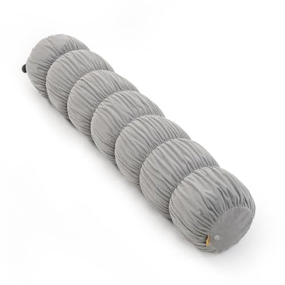 Pat. Pend. Long Bolster Pillow for Bed, 39 Inch, Zinc Gray - color: Zinc Gray, size: 39"x 7.87"