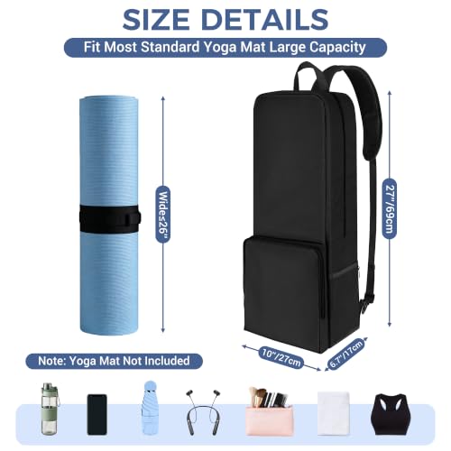 COOLBEBE Yoga Bag for Women with Side Mesh Pockets & Wet Dry Compartment