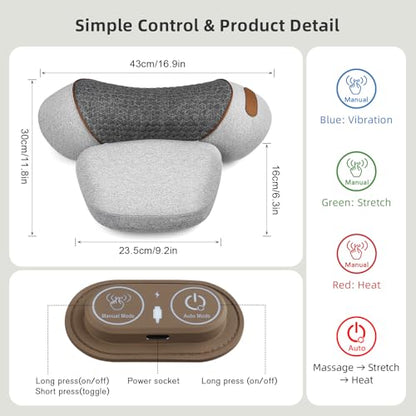 3-in-1 Neck Massager Pillow with Heat