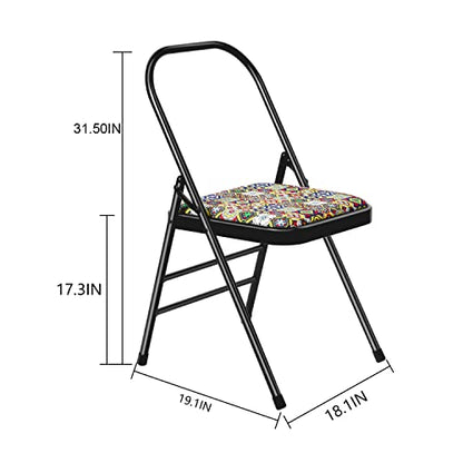 Aozora Backless Yoga Chair Prop - Flexibility and Strength Training Tool - style: Basic