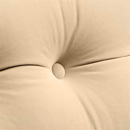 Peachwell Triangular Reading Bed Rest Pillow Large Bolster Cushion Headboard Backrest Wedge Pillow with Removable Cover and Two Large Side Pockets (Beige, Twin: 39 x 8 x 20 inches) - color: Beige, size: Twin: 39 x 8 x 20 inches