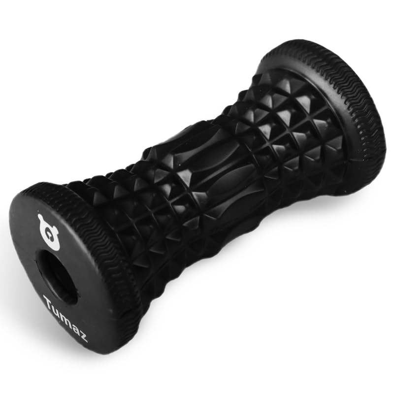 Tumaz Foot Roller for Deep Tissue Massage & Reflexology - color: Jewel (Black)
