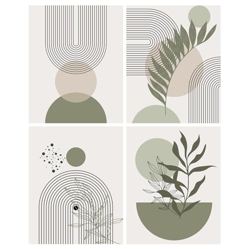 Yeaqee 4 Pcs Diamond Art Kits for Adults Gem Painting Kit DIY Jewel Diamond Art for Beginners Aesthetic Room Crafts Cute Painting Pictures 5d Craft Wall Decor for Home 10 x 11.8''(Plant) - style: Plant