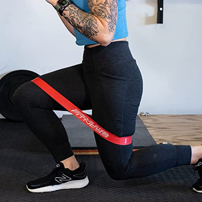 Serious Steel Fitness Mini Resistance Loop Bands | Rehab and Prehab Stretch Bands | 12" Exercise Workout Bands (Sets of 5 Pack and Sets of 10 Pack Trainer Options Available!) - color: 12" x 3" (WIDE) Mini Bands