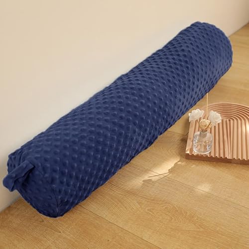 Neck Cervical Pillow for Neck 24IN Navy Blue Long Neck Pillows for Bed - color: Navy Blue, size: 24IN