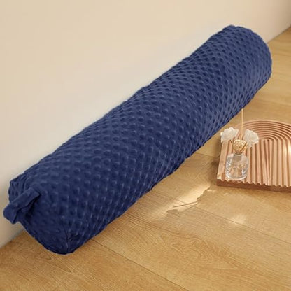 Bolster Body Pillow with Removable Washable Cover 59IN Navy Blue - color: Navy Blue, size: 59IN
