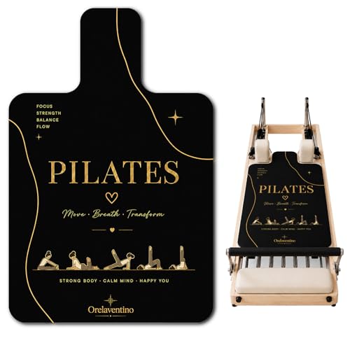 Pilates Reformer Mat, Non Slip Backing Reformer Mat Cover for Pilates Machine, Exercise Mat with Sweat-Wicking Surface, Foldable Pilates Mat Home Gym Yoga Training, 39" x 24" - color: Black