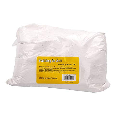 Falling in Art Plaster of Paris, 5 LB | Hand Mold Casting Kit Powder, Gypsum Cement, Pottery & Ceramic Plaster Powder for Crafts, Sculpture, Diorama and Home Decor - size: 80 Ounce (Pack of 1)