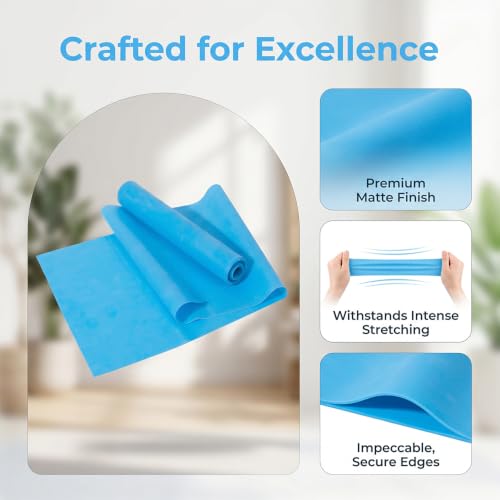 Resistance Bands,Professional Long Non-Latex Elastic Stretch Bands,Exercise Bands for Physical Therapy, Yoga, Pilates - color: blue