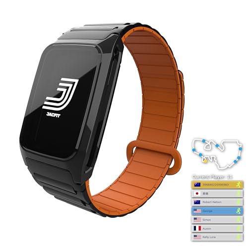 JMATE2 Smart Fitness Band, Train, Track & Compete in One System, Interactive Motion Training, 24/7 Activity, Heart Rate & Sleep, 100+ Sports Modes, No Subscription