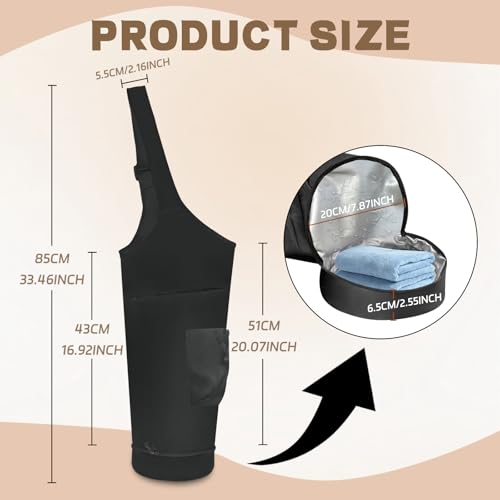 Yoga Mat Bag, Yoga Mat Carrier Fits Most Size Mats, Multi-Functional Tote With Pockets