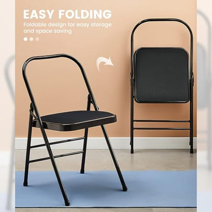 INNOLIFE Yoga Auxiliary Chair Headstand Bench Backless