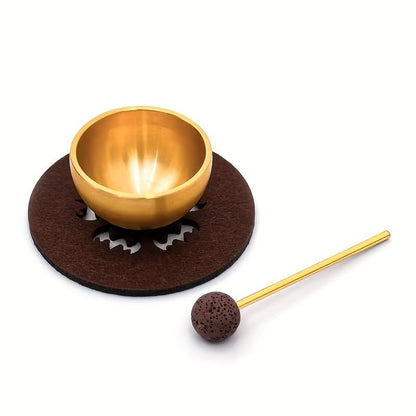 MIni Singing Bowl Set Meditation Sound Bowl for Yoga, Meditation & Relaxation, Mindfulness,chakra balancing, Stress Relief, Self-Regulation, Unique Spiritual Gifts for Women and Men
