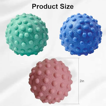 Foot Massage Ball Myofascial Release, Restore Foot Massage Roller, Massage Tool for Tight Muscles and Sore Feet, Pain Relieve from Plantar Fasciitis - color: 1 Pink Massage Ball