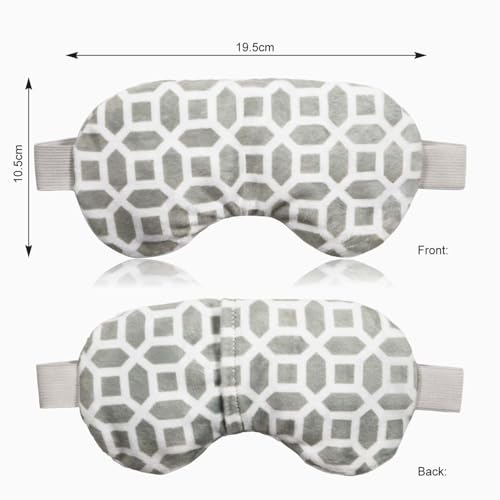 2in1 Heated/Ice Eye Mask Moist Heat Eye Mask Lavender Flaxseed Sinus Pillow
