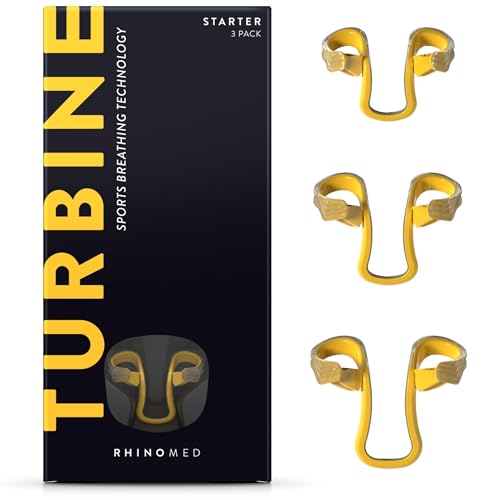 Rhinomed Turbine Sport Nasal Dilators, 38% More Air, Starter Pack - 3 Sizes - style: 3 Pack Starter