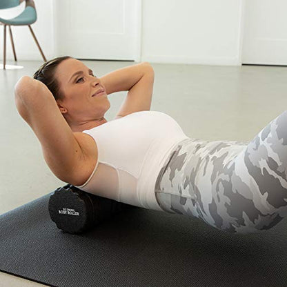 The Original Body Roller High Density Foam Roller for Exercise & Recovery - color: Black