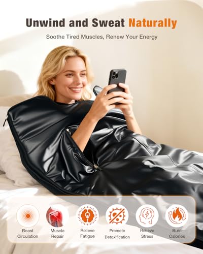 Infrared Sauna Blanket for Relaxation & Self-Care, Full Body Heat Therapy