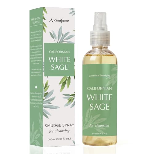 White Sage Smudge Spray for Spiritual Cleansing, Aromafume - color: White Sage