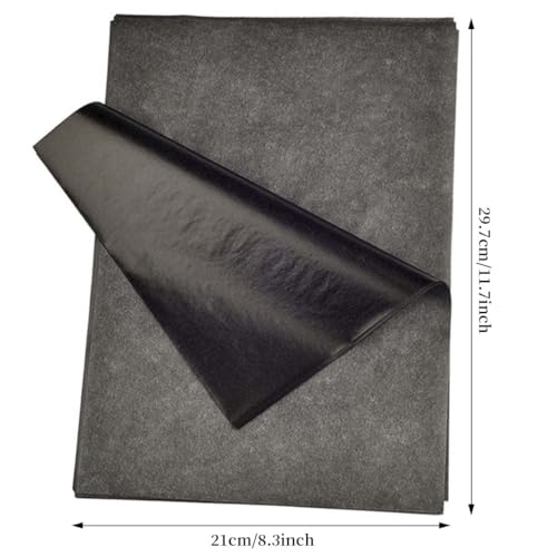 SEMLEART Carbon Paper for tracing|Graphite Transfer Paper|9x13"-60Sheets | 13.5lb/20gsm Graphite Transfer Paper & 5 Stylus Kit, Reusable Carbon Paper for Wood Burning, Canvas,Fabric & DIY Art Projects - color: 9×13in-Gray