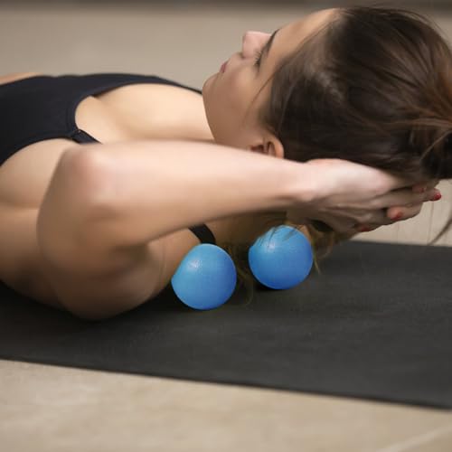 2-Pack Firm Lacrosse Massage Balls (Light Blue) - color: Light Blue