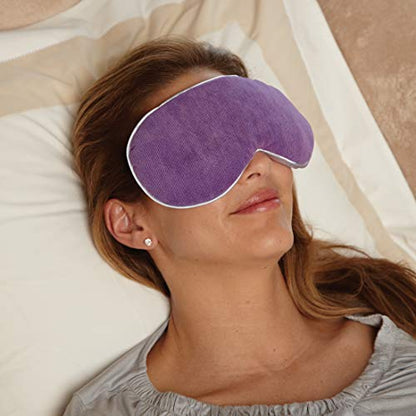 Bed Buddy Aromatherapy Eye Mask with Warm and Cold Therapy for Stress Relief - Microwave-Safe Eye Pillow & Sleep Mask, Purple, Lavender Scented - color: Lavender, size: 1 Count (Pack of 1)