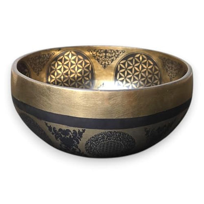 4.5 Inch Superfine Handmade Singing Bowl Set - Includes Mallet, Cushion & Gift Box – Premium Singing Bowl Set for Yoga, Relaxation & Mindful Living - Made in Nepal