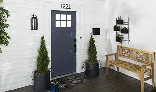 Rust-Oleum Stops Rust Door & Trim Paint, Satin Nantucket Navy | Ultimate Durability on Metal, Wood and Fiberglass | Durable Chip and Fade Resistance | Smooth Finish | Indoor and Outdoor - color: Satin Nantucket Navy