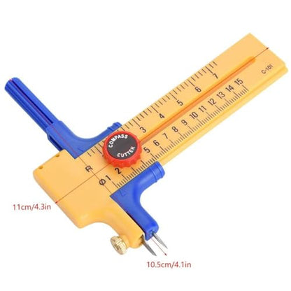 Circle Cutter Rotary Paper Trimmer Foam Core Round Draw Picture Cutting Knife Tool Picture Paper Craft Supplies