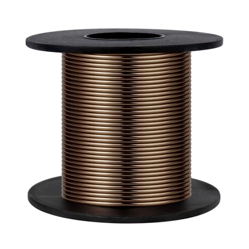 16 Gauge Aluminum Wire for Craft 75FT Brown Bendable Aluminum Wire Bulk | 1.5mm Flexible Aluminum Armature Crafting Wire Roll for Sculpting DIY Jewelry Making - color: Brown, size: 16 Gauge