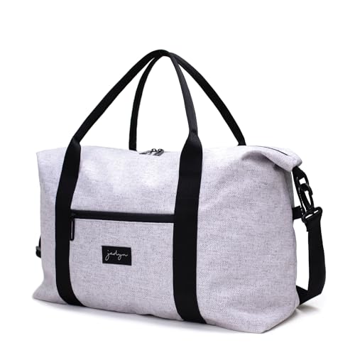 Jadyn Lola Travel Bag, Weekender/Overnight Duffel, Gym Tote Bag for Women, Men - color: Heather Gray