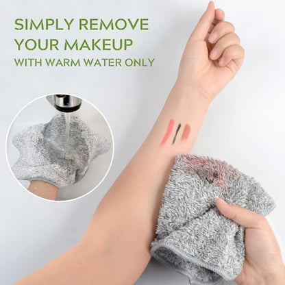 SINLAND Microfiber Face Towels Soft Washcloths 12Inch x 12Inch 12 Pack Grey - color: Grey 12pack