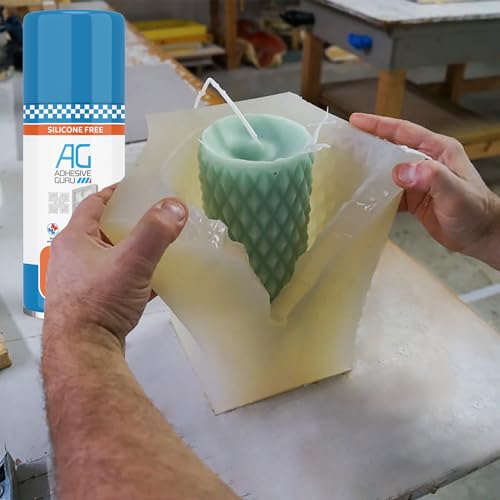 Adhesive Guru Non Silicone Epoxy Mold Release Spray (6.76 fl oz), Silicone-Free Release Agent Aerosol Spray for Epoxy Resin Molds, 1 Pack - color: 6.76 fl oz, size: 1 Pack