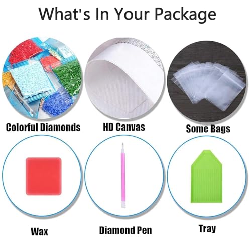 Shouruihua Diamond Painting Kits for Adults, Mountain Scene Diamond Art Kit | Mountains Water, Cabin, Forest, Landscape, Gem Art, Diamond Dotz Kits, Diamond Dots, Wall Art, Full Round Drill, 15.7x11.8in - color: Natural Scenery