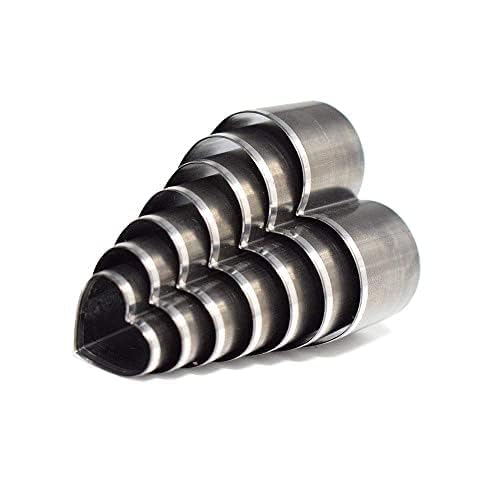Alloy Steel Heart Sharp Cutting die for Cardboard, Leather, PVC, Fabric Good Helper for Handicraft (Steel03) - color: Steel03