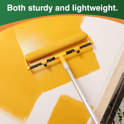 VOOMEY 18 Inch Paint Roller Frame, Adjustable 12-18" for Large Painting | Extendable 12-18" Frame Supports Large Area Painting on Walls And Ceilings with Compatible Extension Poles - size: 18"Paint Roller Frame