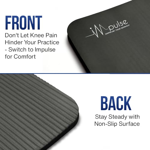 Yoga Knee Pads Cushion - Extra Thick 1 Inch (25mm) Workout Mat Cushion