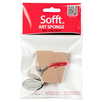 Colorfin PP61023 Sofft Art Sponges, Wedge, 3-Pack