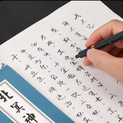 Maxmartt 3 Pcs Ink Pen Artist 3 Size Calligraphy Pen for Writing Drawing Chinese Japanese Calligraphy Shodo Brush Ink Pen Fineliner Pens Calligraphy Set for Beginners