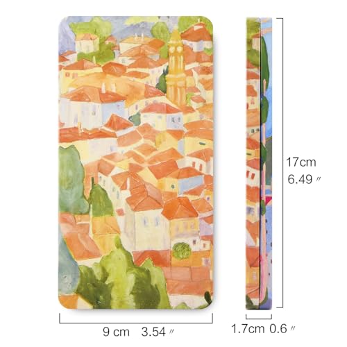 qianshan 40Pcs Empty Half Pans Watercolor Tin Palette with Magnetic Stripe | Travel Tin Palette Case,Portable Artist Paints Half Pan Kits,DIY Watercolor Oils Acrylics Painting Drawing City - color: City