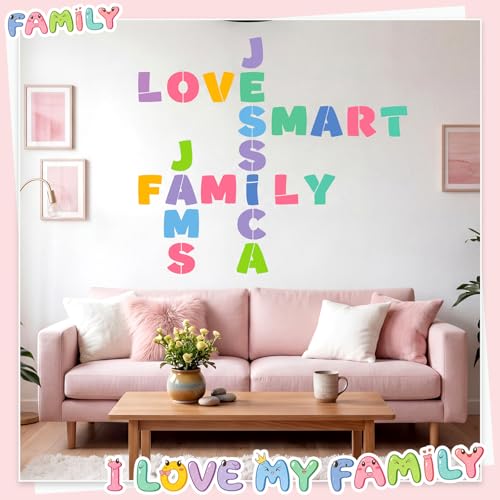 SATINIOR 12 Inch Large Letter Stencils and Numbers, 36 Pcs Reusable Alphabet Stencils Plastic Numbers Templates Craft for Wood Wall Fabric Signage Chalkboard Painting DIY Projects (Cute) - size: 12 Inch, style: Cute