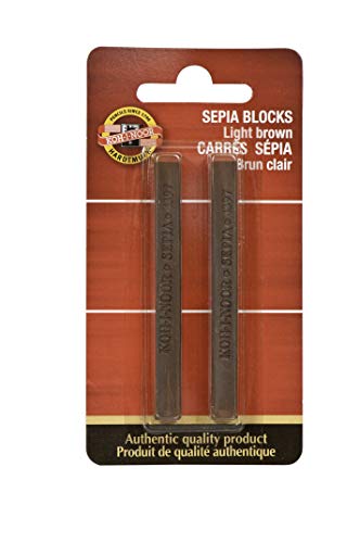 Koh-I-Noor FA4392LB.2BC Gioconda Artist Light Brown Blocks, 2-Pack - color: Light Brown, size: 2 Pack